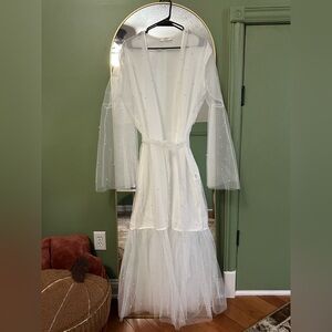 Bridal Pearl Dusted Get-Ready Robe